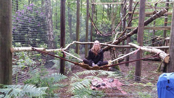 Corporate team building at Lakeview Monkey Sanctuary in Ascot, set within a private 10‑acre woodland supporting rescued primates and CSR impact. Team working together in the woodland at Lakeview Monkey Sanctuary, creating ethical CSR outcomes through hands‑on conservation activities near Ascot. Scenic woodland at Lakeview Monkey Sanctuary in Ascot, home to rescued monkeys and lemurs and used for immersive CSR team‑building experiences